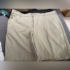 Men's Tan Shorts izod stretch
